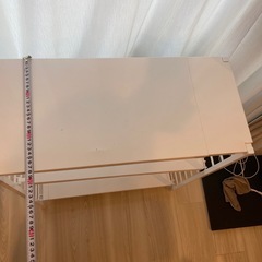 押入れ収納ラック　伸縮可能　スチール性　調整可能の画像