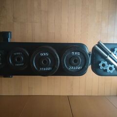 インクラインベンチとダンベル30kgの画像