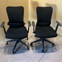 オフィスチェア2脚セットの画像
