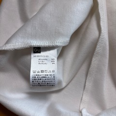 GU ホワイト　トップス　Lサイズの画像