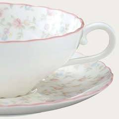 ノリタケ 花柄ティーカップセット（2個セット）の画像