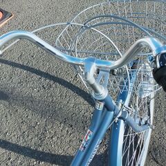 美品 Augusta シティサイクル 26インチ 6段変速 オートライト 自転車 ママチャリ オーガスタの画像