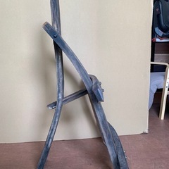 ★アンティーク★イーゼル・木製ディスプレイ・スタンド・ 幅53cm×高さ93の画像