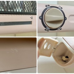 SPEM 薄めピンク色　 電気小型スチームストーブ 足元などにの画像