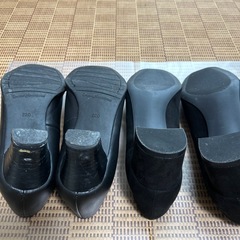 決まりました！黒パンプス 2足 　 22㎝と22.5㎝の画像