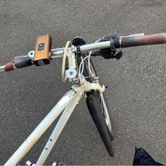 自転車 ロードバイク クロス 白の画像
