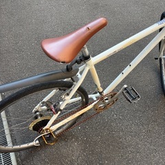 自転車 ロードバイク クロス 白の画像