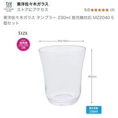 グラス4個セットの画像
