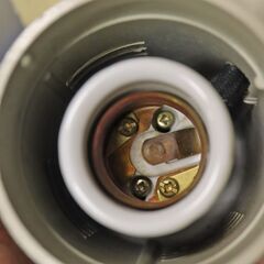 2585　シーリングライト　ランプシェード電球ソケット　9個セット　店舗内使用品　中古品　電球　白　汚れあり　ジャンク品　長期保管品　の画像