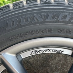 205/55R16  スタッドレス＋アルミ4本  ゴルフ7の画像