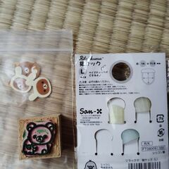 リラックマ　ハンコ　スタンプ　指サックの画像