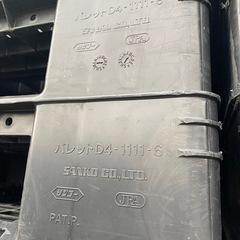 ⑤③1100×1100×120樹脂パレット✨プラスティックパレット✨嵩上げ仮置き薪やDIYにの画像