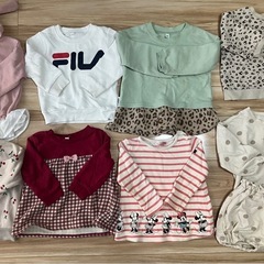 長袖 秋冬服 まとめ売り 保育園着 サイズ90の画像