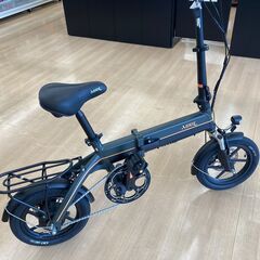 【リユースのサカイ野々市店】 電動アシスト自転車 A1TS カーキ 14インチ※クリーニング済みの画像