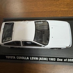 AE83 限定3,000台 トヨタ カローラレビン 1983 1/43 箱台座付き コレクター向けの画像