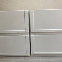 天馬 Fits フィッツユニットケース 4530【ホワイト】　4個の画像