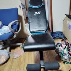 インクラインベンチ＆ダンベルセットの画像