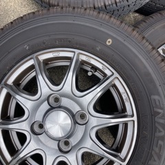 軽貨物　ホイール　タイヤ　セット　2024年製造　走行1000km エブリィ　NV100 クリッパー　軽バン　軽トラ等にの画像