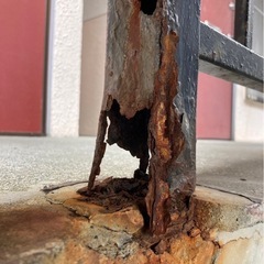 手すり復旧工事の画像
