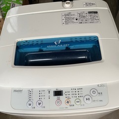ハイアール全自動洗濯機の画像