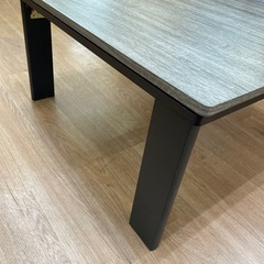 ⭐︎ドリーム荒牧店⭐︎ジモティー割引有⭐︎【クリーニング済み】パル/正方形折脚こたつ/GY×BK/2021年製の画像