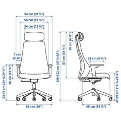 ゲーミングチェア MATCHSPEL IKEAの画像