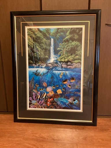 【引き取りに来て下さい】ラッセン　リトグラフ