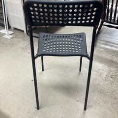 ロ 2509-314　IKEA アッデチェアブラック キズ汚れありの画像