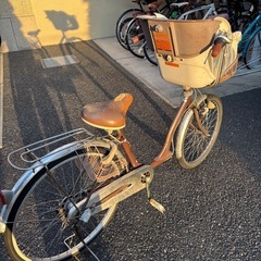 【取引中】子供のせ自転車26インチの画像