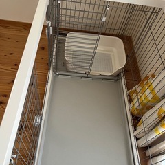 ペティオ (Petio) トイレのしつけが出来る ドッグルームサークル ホワイト レギュラーの画像