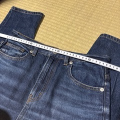 【GU】Sサイズ　ストレート　
デニムの画像