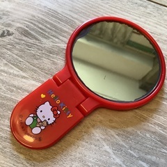 93 ハローキティ　キティちゃん　ミニ鏡　子供のおもちゃ　レトロ...