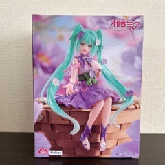 【新作】 初音ミク Flower Fairy 紫のコスモス　フィギュア の画像