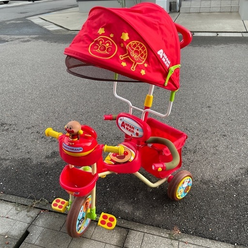 アンパンマンのデラックス 三輪車
