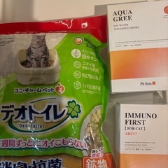 キャットケージ　2段　猫ケージ　無料　猫砂　セット　　の画像