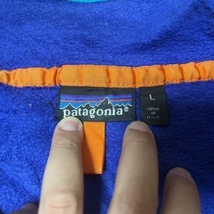 USA製　90s パタゴニア　patagonia　フリース　スナップT シンチラ　セイロンブルーの画像