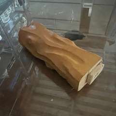 【ホリダソウコ】屋久杉？アンティーク　天板ガラス　切り株テーブル　ローテーブル　座卓　の画像