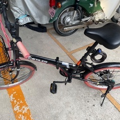 本日のみ　折り畳み自転車 20インチ シマノ 6段変速 ミニベロの画像