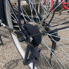 【使用半年のみ】自転車黒の画像