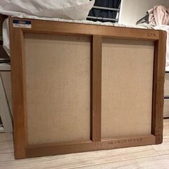 一点もの　木製パネル 油絵 夕日 絵画 　インテリアの画像
