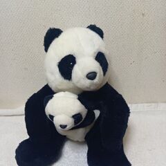 シャクレルパンダ＆パンダ親子ぬいぐるみの画像