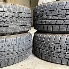 913-1)はめ替え込み！155/65R14 ダンロップスタッドレス中古4本セット！19年製ウインターマックスWM02の画像