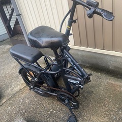 折りたたみ風ミニ自転車の画像