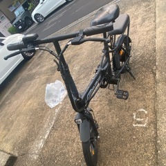 折りたたみ風ミニ自転車の画像