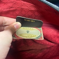 GUCCI グッチ オールドグッチ ヴィンテージ シェリーライン GG ロゴ 金具 キャンバス レザー ショルダーバッグ ブラックの画像