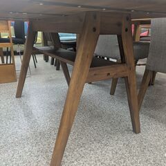 【人気商品】ダイニングテーブル unico ウニコ SWELLA スウェラ 140cm テーブル 食卓テーブル アカシア材 北欧スタイル：ブラウンの画像
