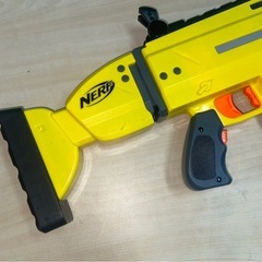 NERF(ナーフ)　FORTNITE(フォートナイト)　コラボ　AR-L　銃　ガン　　アサルトライフル　おもちゃ　玩具　稼働確認済　中古　③の画像