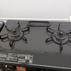 ★ジモティ割あり★ paroma ガステーブル  21年製 動作確認／クリーニング済み TK6523【リユースのサカイつくば店】の画像