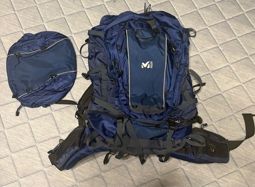 60＋20リットル　MILLET　ミレーマーカム　ミレーバックパック　登山リュック