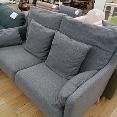 ★ジモティ割あり★ IKEA 　2人掛けソファ　オムテンクサム グレー H101×D95×W160 クリーニング済み TK6528TKKAGU の画像